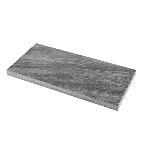 ibf premiumline grå betonflise 40,5x80,5 cm på sort baggrund
