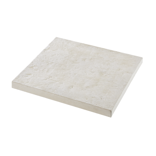 ibf struktur lys sand betonflise 60x60 cm, set i perspektiv.