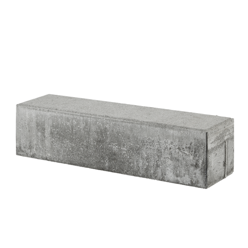 grå ibf albertslund kantsten, 15x15x60 cm, vandret overside.