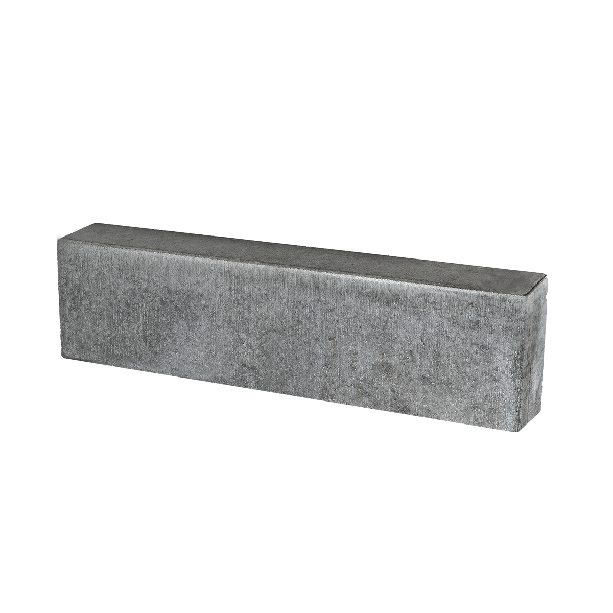 ibf kantningssten i grå beton, 10x18x60 cm, set i perspektiv