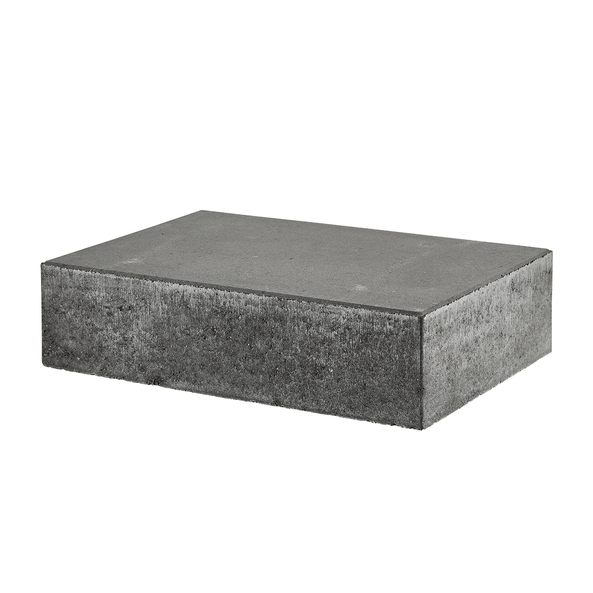 ibf trappetrin i grå beton med lige kant, set i perspektiv.