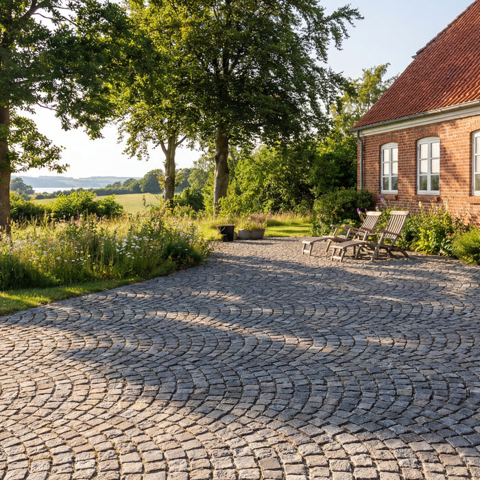 Hvor mange chaussesten skal du bruge pr m2?