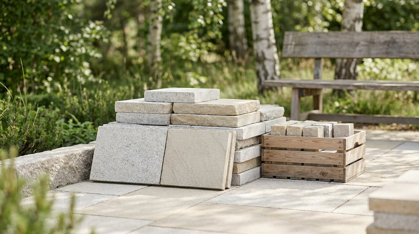 6 cm (Terrasse) - Natursten og belægning | Drømmehave