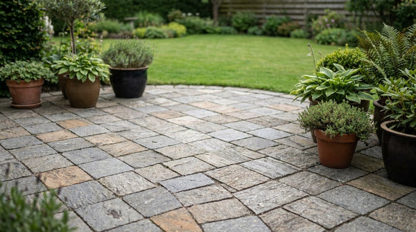 Brugte chaussesten til terrasse