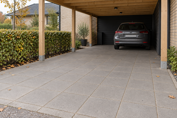 Betonfliser til carport