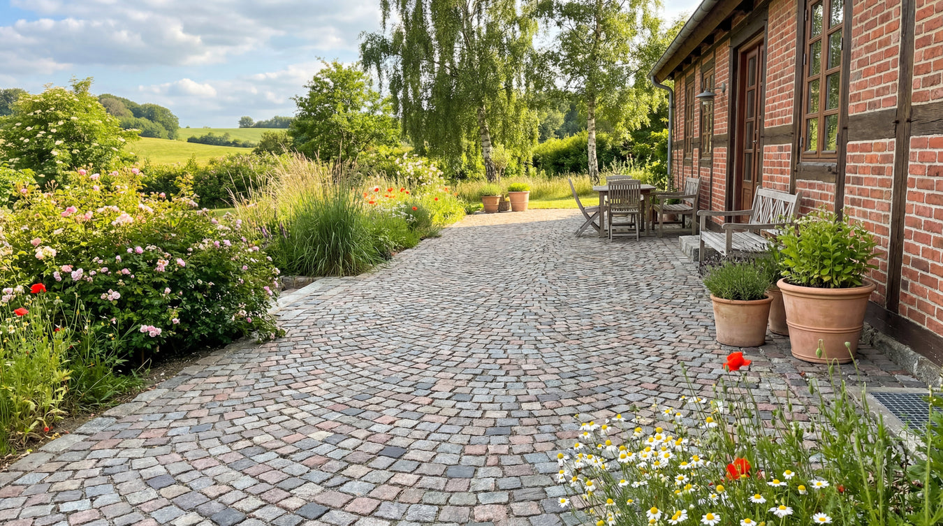 Mørke chaussesten til markante kontraster