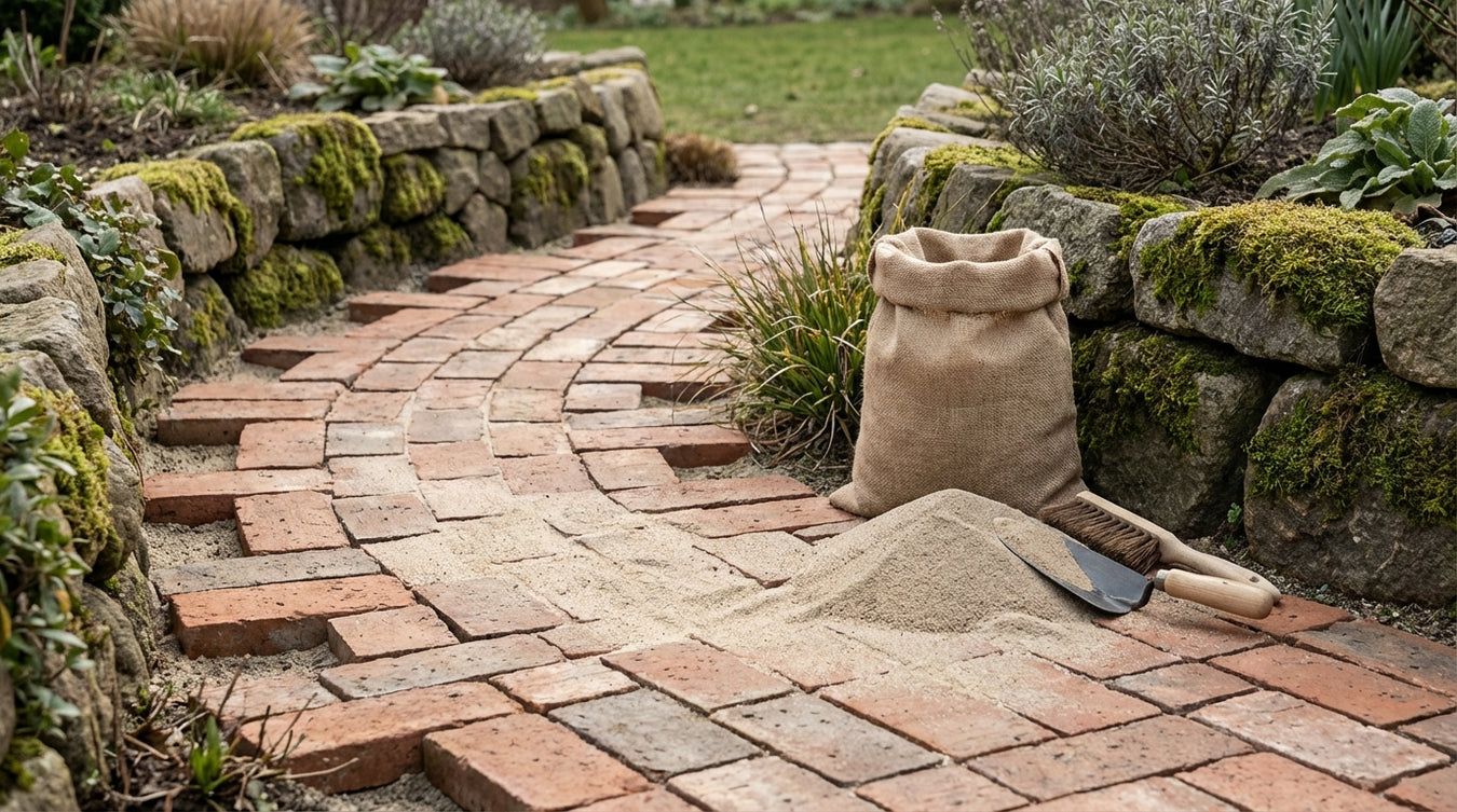 Fugesand til teglklinker - Natursten og belægning | Drømmehave