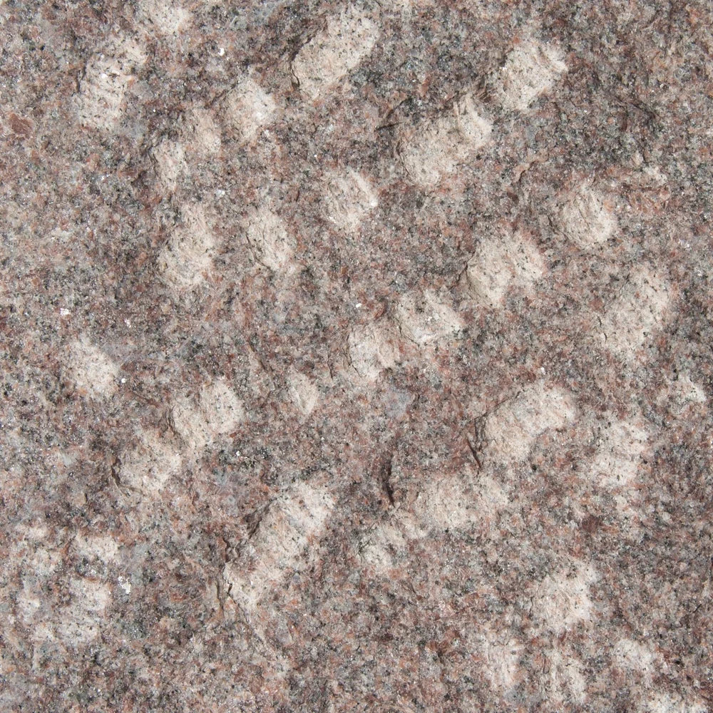 Rød granit kantsten