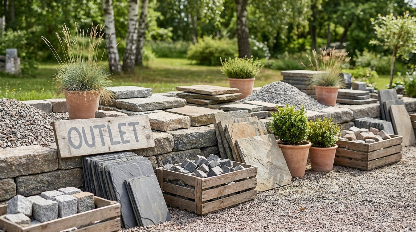 Outlet - Natursten og belægning | Drømmehave