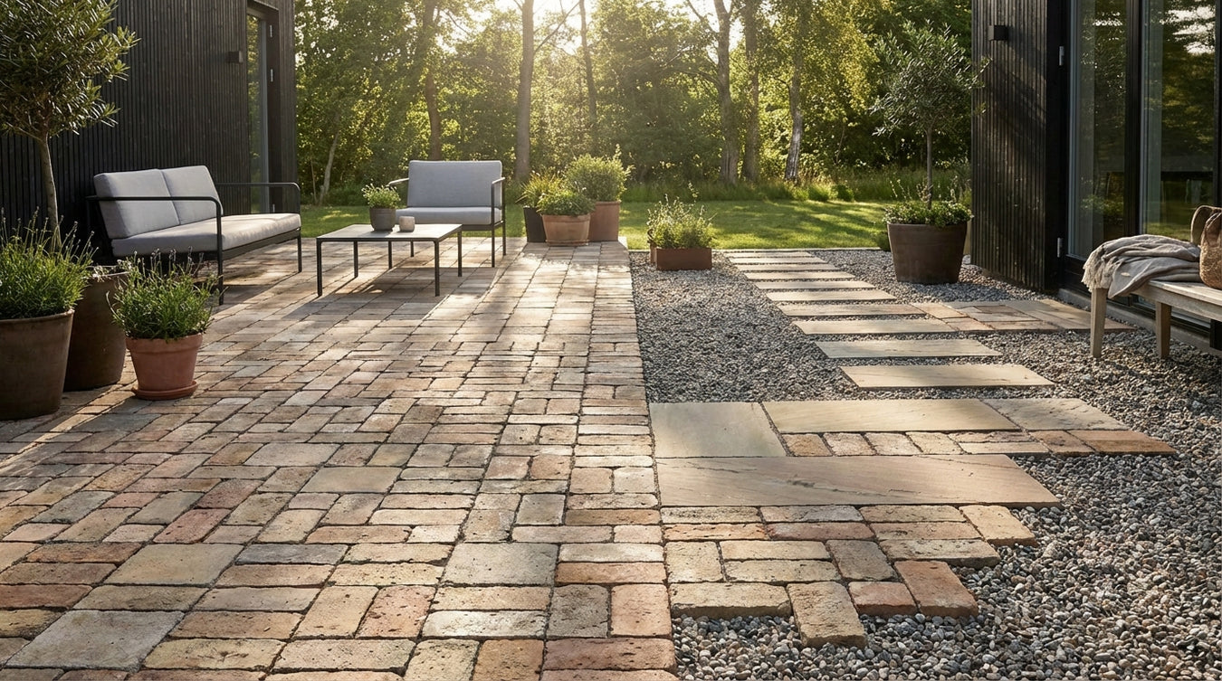 Terrasse- og gulvtegl - Natursten og belægning | Drømmehave