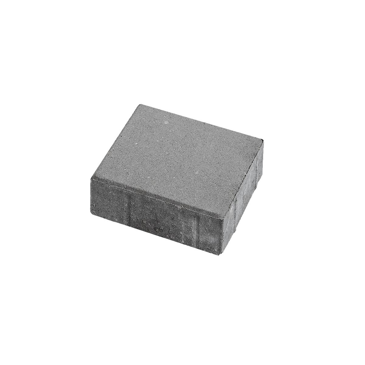 grå ibf modulflise 15x15 cm set fra siden på sort baggrund