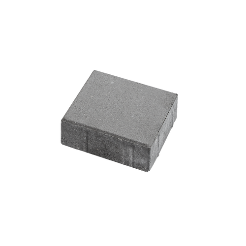 grå ibf modulflise 15x15 cm set fra siden på sort baggrund