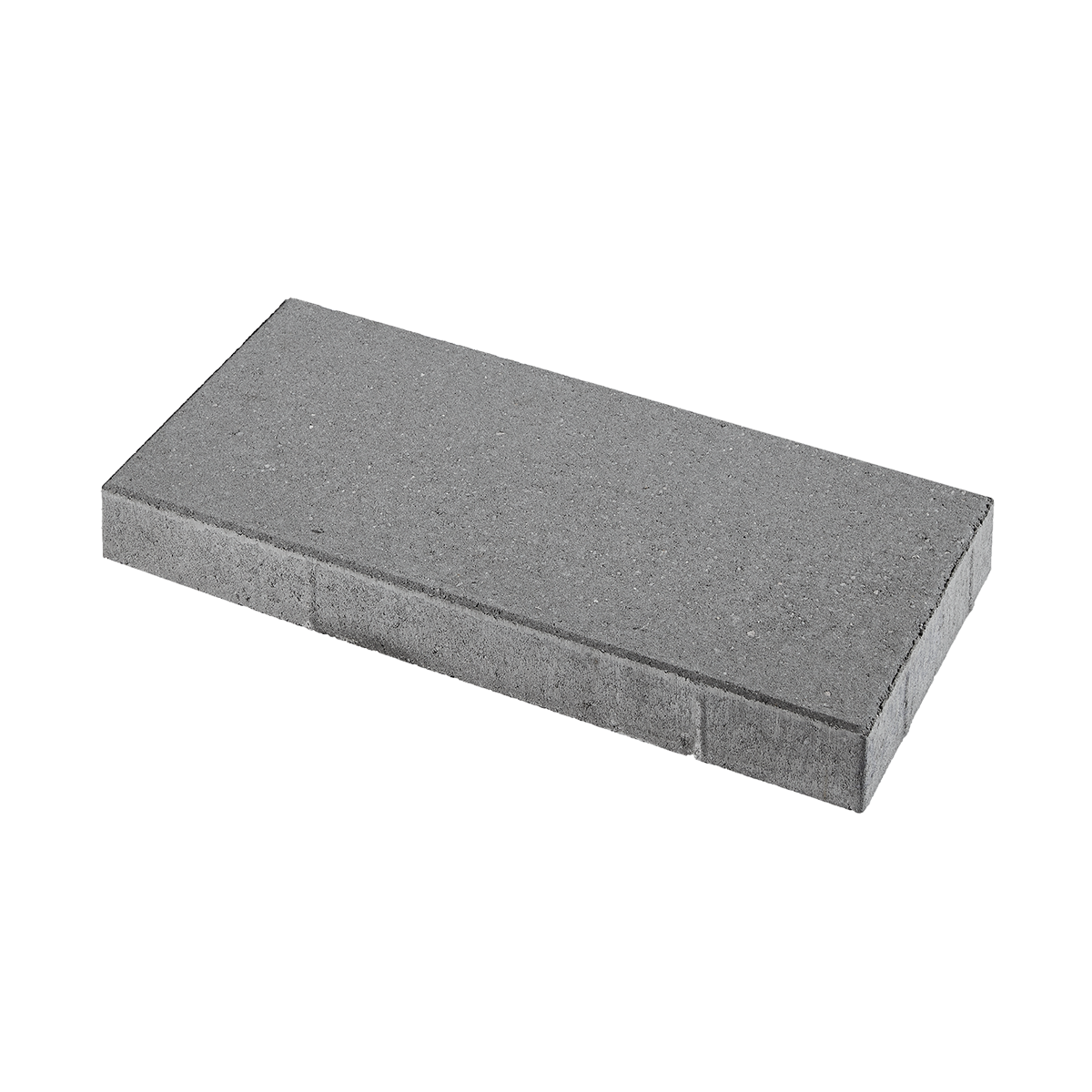 ibf modulflise 30x60 i grå beton, set fra siden.