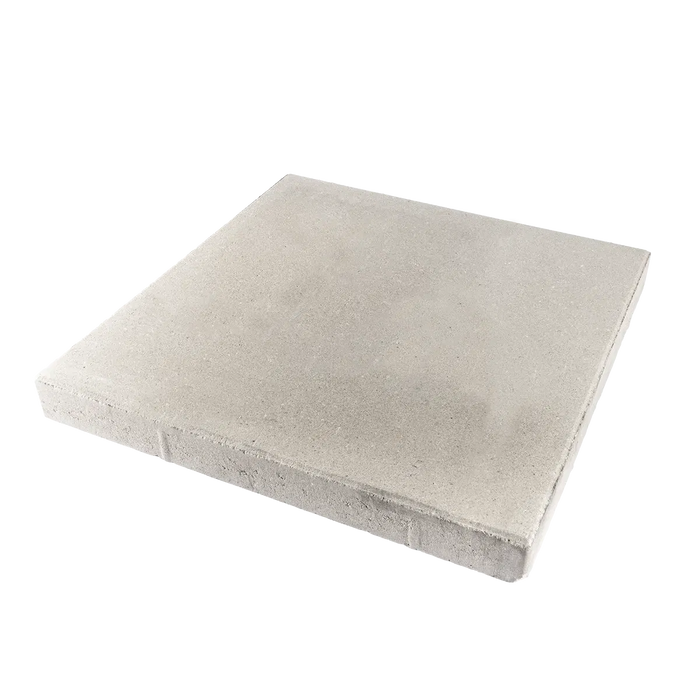 ibf betonflise 60x60 cm i lysegrå, set i perspektiv.