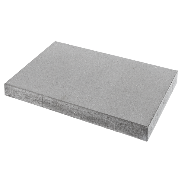 ibf soldaterflise 60x90 i grå beton set i perspektiv.