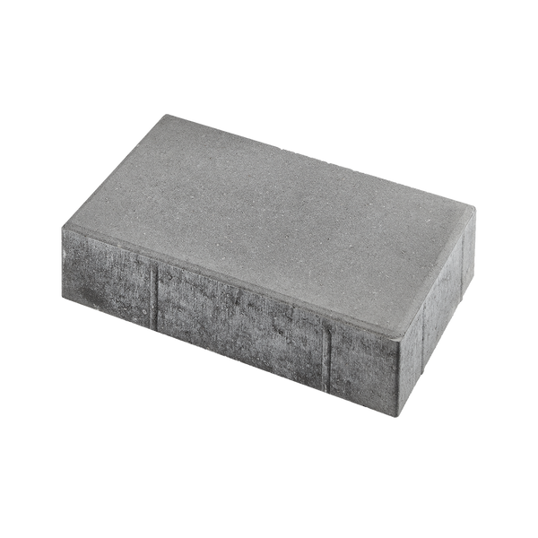 ibf bordurflise, grå beton, 30x45 cm, enkeltvis på sort baggrund