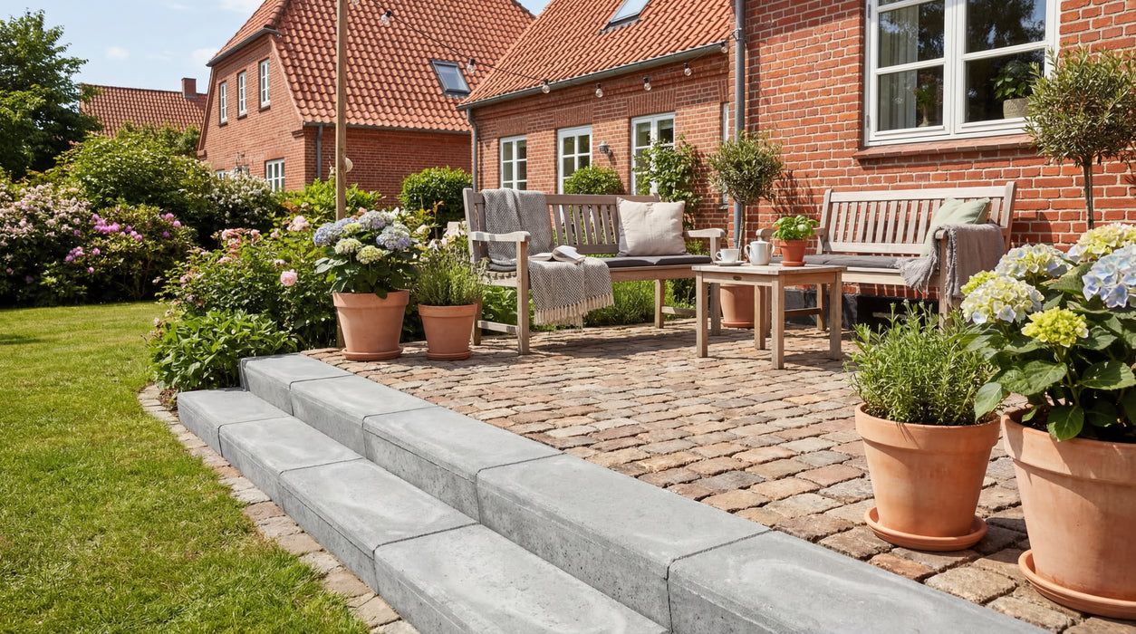 grå ibf trappetrin med