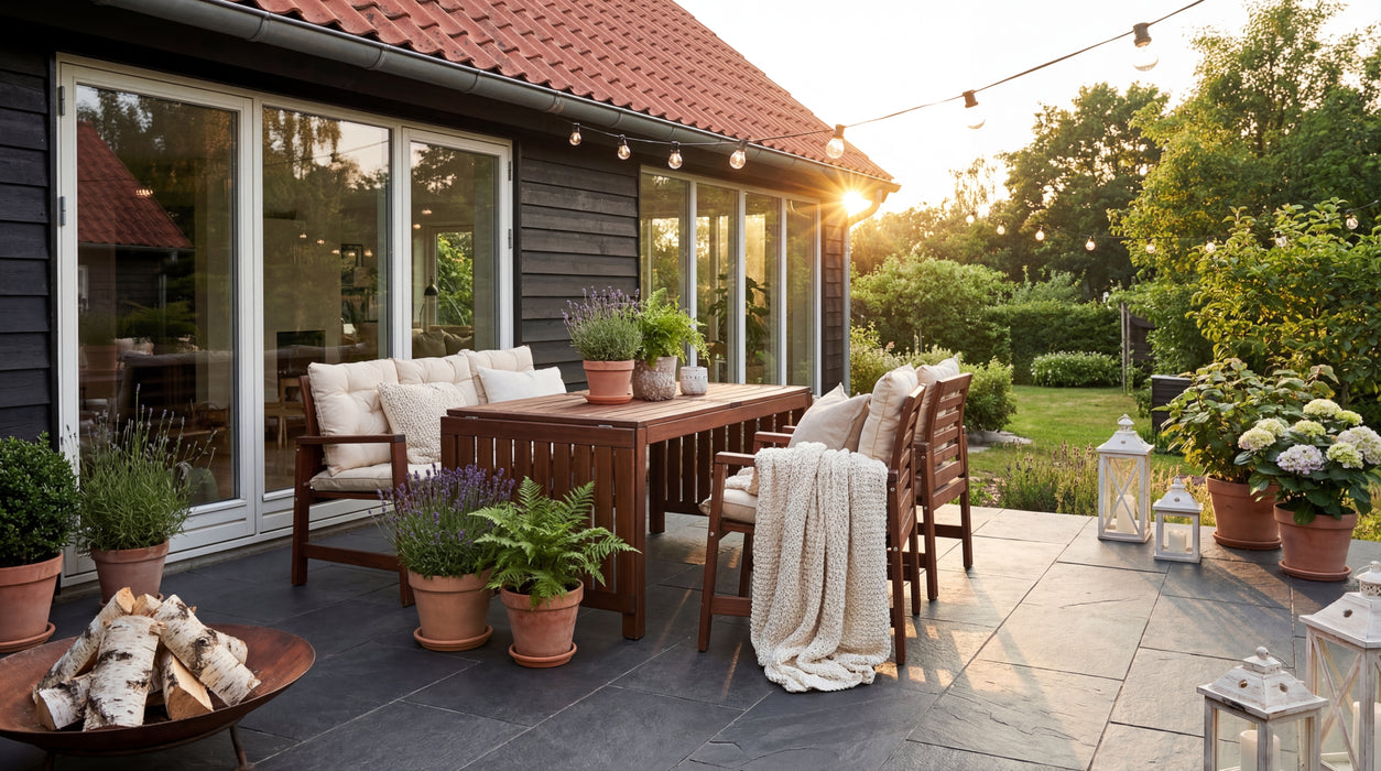 mørkegrå keramiske ud