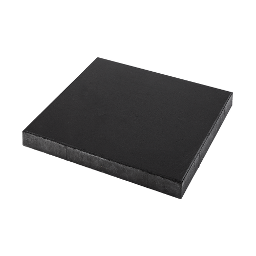ibf sort plus flise, 60x60 cm, set i perspektiv mod sort baggrund