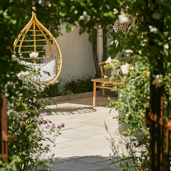 IBF Struktur 30x60x4 cm Lys sand