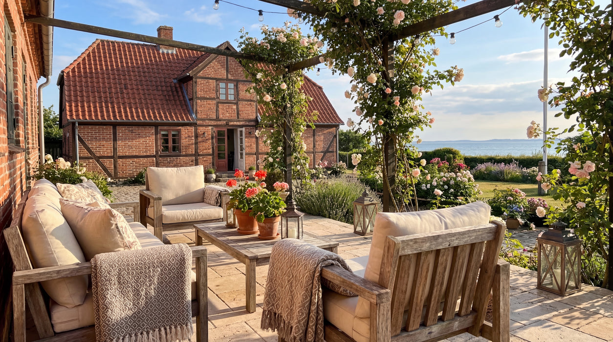 travertin antik mix 3 cm fliser på