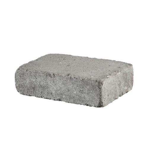 ibf holmegaardsten i grå beton, set fra siden på sort baggrund.