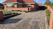 brugte grå og brunlige chaussesten