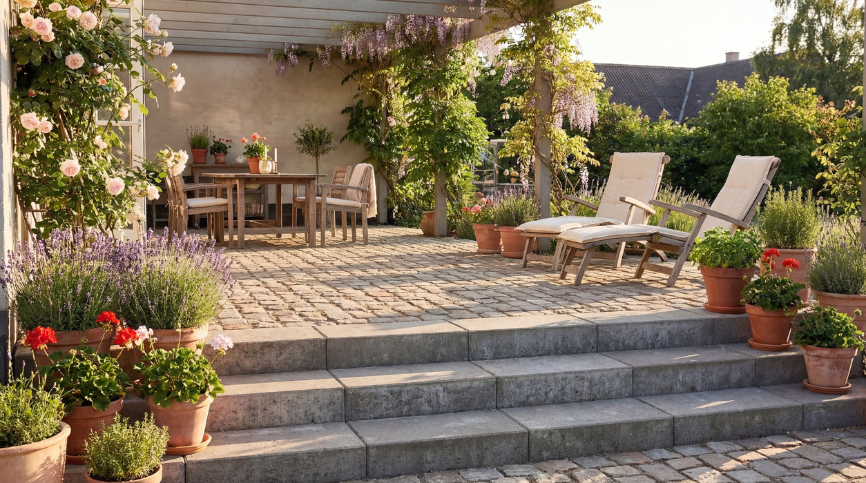 grå ibf trappetrin med