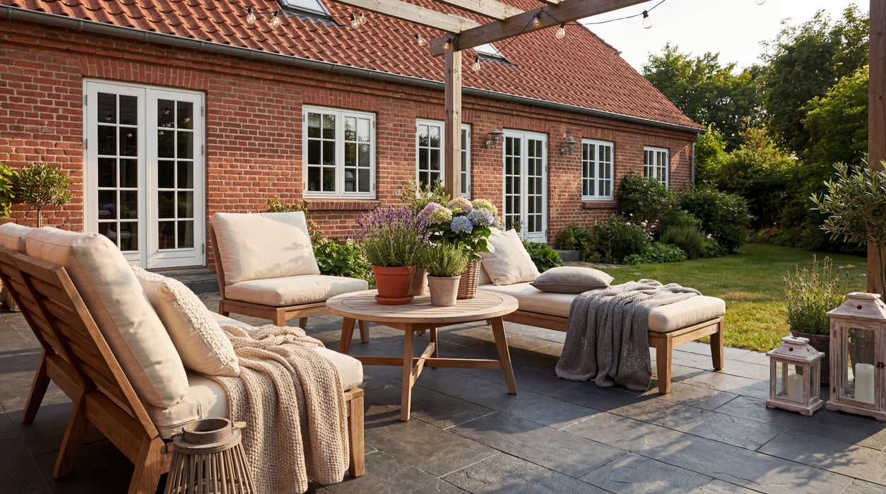 sorte keramiske udendørsfliser