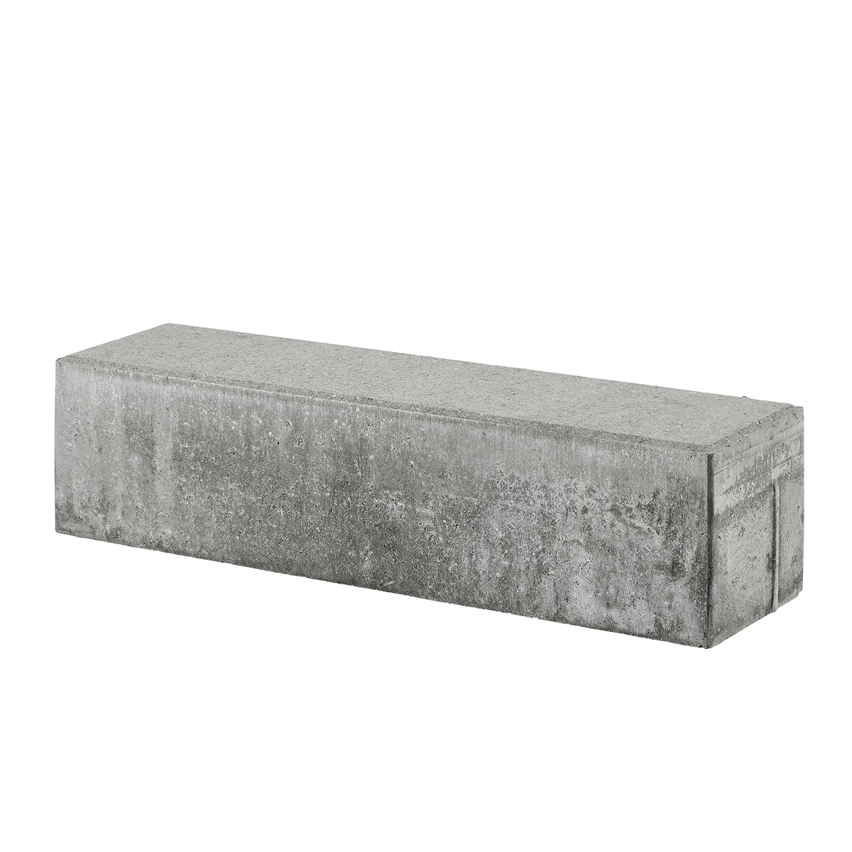 grå ibf albertslund kantsten, 15x15x60 cm, vandret overside.