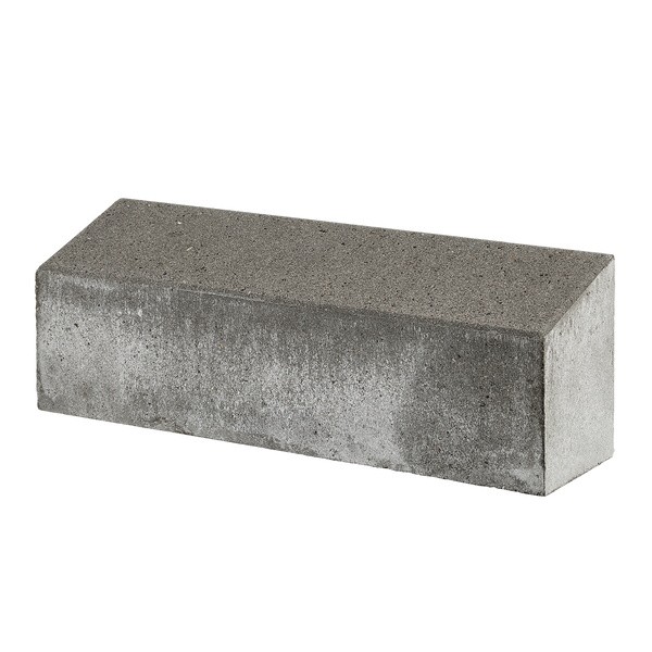 ibf albertslund kantsten i grå beton med skrå overside.