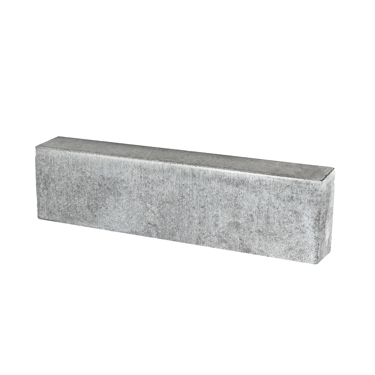 ibf kantningssten i grå beton, set i perspektiv.