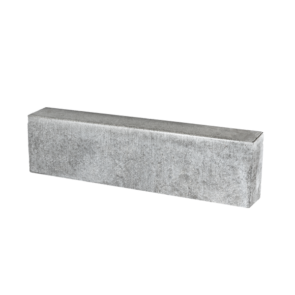 ibf kantningssten i grå beton, set i perspektiv.