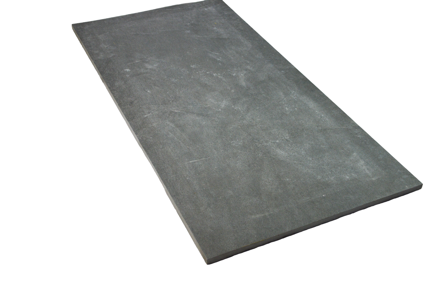 mørkegrå keramisk flise, arkistone 60x120, set i perspektiv