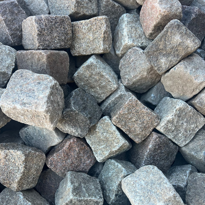 Chaussesten, Mix i nye/slidte sten