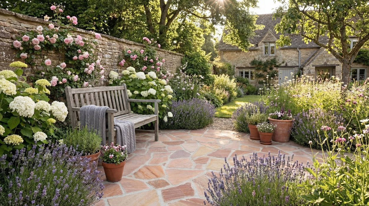 Skifer brudfliser, Rosa