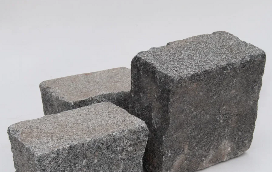 Stokhugget kantsten/bedafgrænsning, gråsorte (G399)