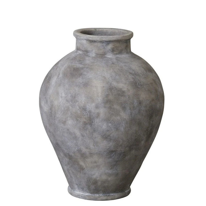 Anna vase i antik grå H48 cm