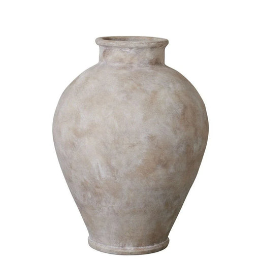 Anna vase i antik lysebrun H48 cm