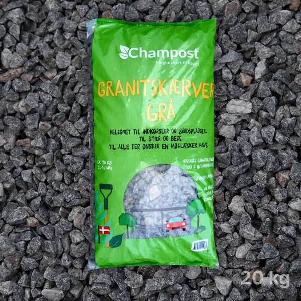 Champost Grå granitskærver (11-16 mm) 20 kg