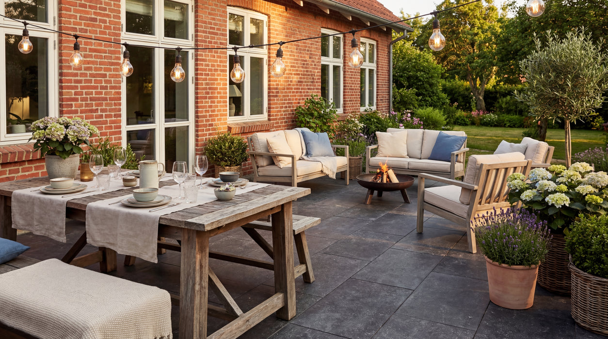 mørkegrå keramisk flise belg