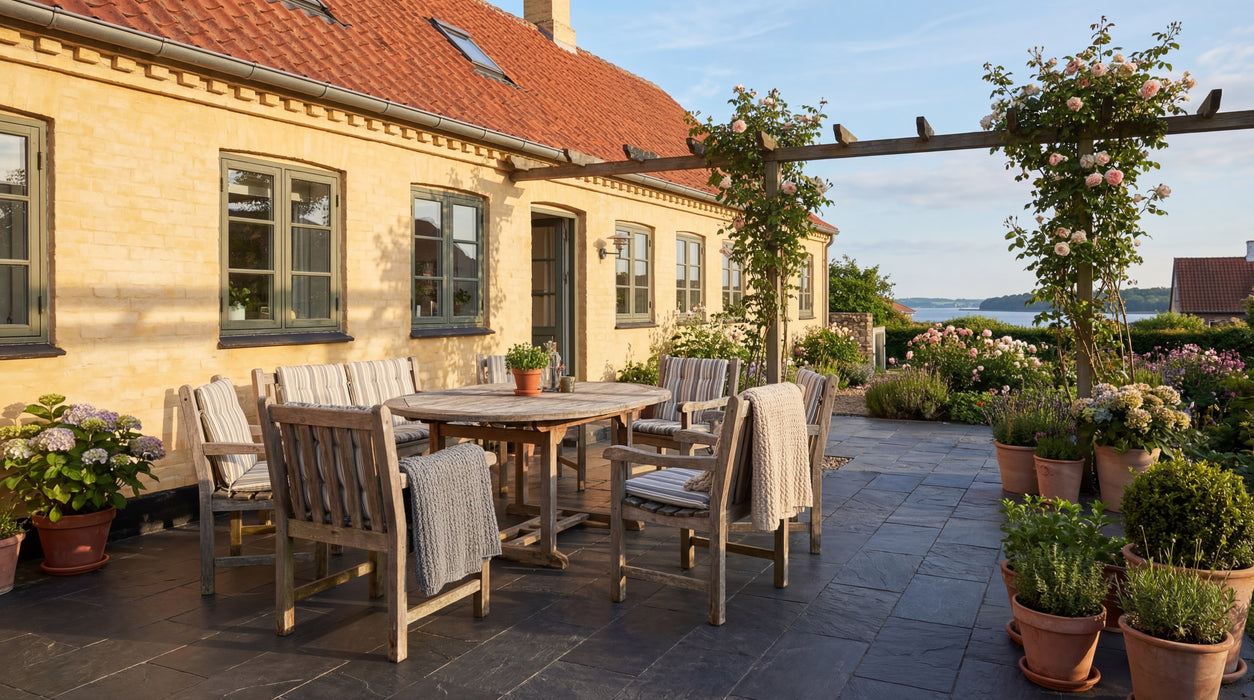 mørke keramiske udendørs