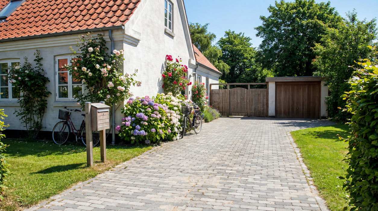 vintage gromo teglklinker lagt i ind