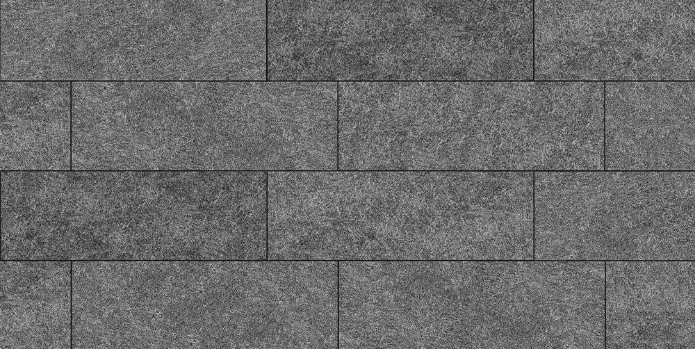 Keramisk udendørsflise Klippeskrænt Grå - 45x120x2 cm