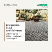 Video: Chaussesten, Mix i nye/slidte sten – sådan bruger du den (1:43)