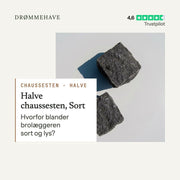 Video: Halve chaussesten, Sort – sådan bruger du den (1:39)
