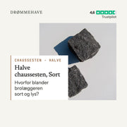 Video: Halve chaussesten, Sort – sådan bruger du den (1:39)