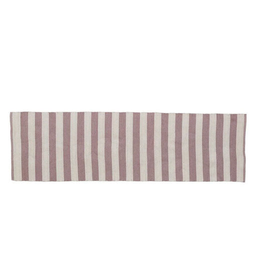 Strivie tæppe løber stribet rosa 240x70 cm