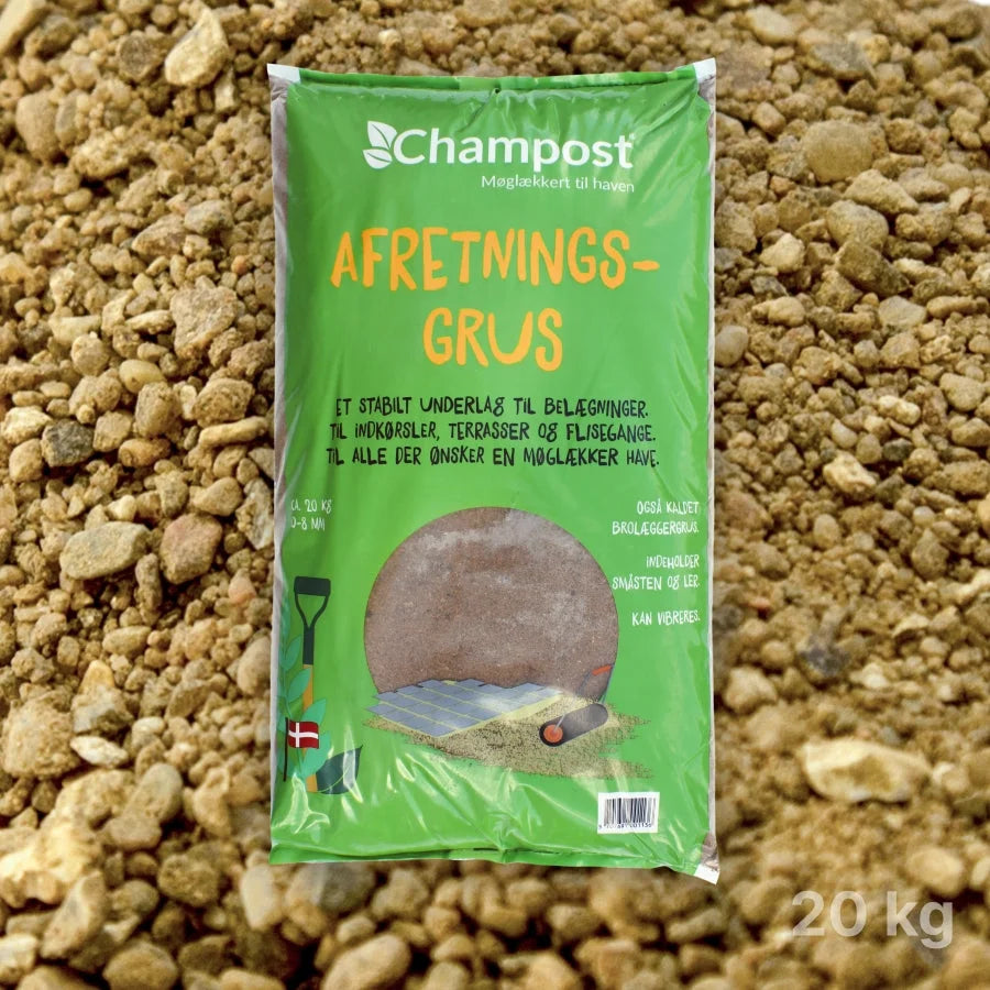 Champost, Brolæggergrus/Afretningsgrus (0-8 mm), 20 kg – Drømmehave