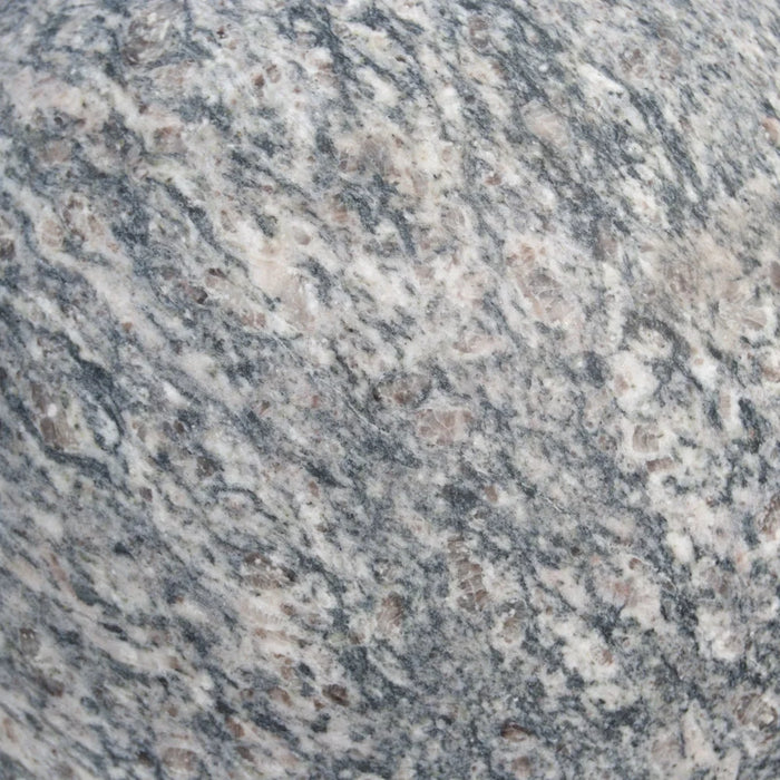 Polerede granitkugler i grå (3 stk)